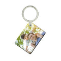 AMERICAN Hardboard Rectangle Keyring - Custom Printed