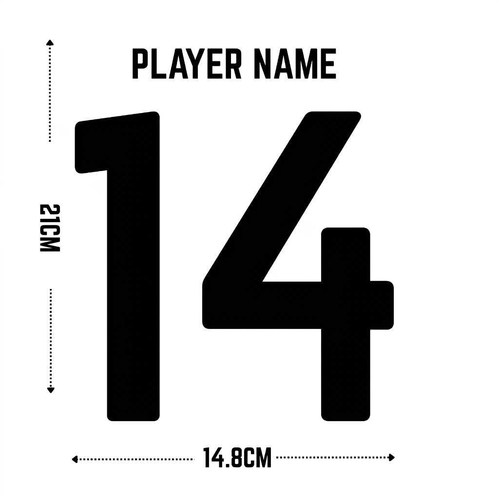 Junior DIY Soccer jersey project (Ready-to-Press Heat Transfer Vinyl Custom Player Name & Number)