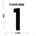 Junior DIY Soccer jersey project (Ready-to-Press Heat Transfer Vinyl Custom Player Name & Number)