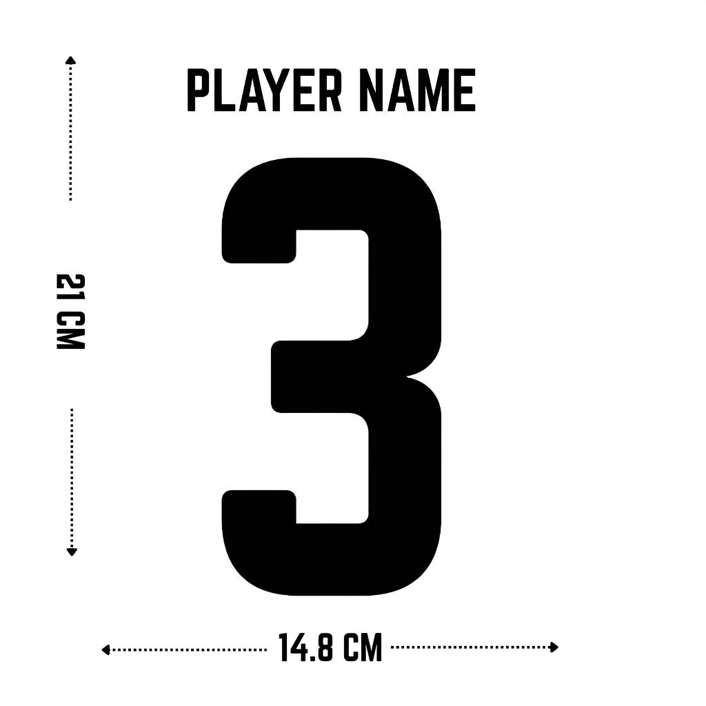 Junior DIY Soccer jersey project (Ready-to-Press Heat Transfer Vinyl Custom Player Name & Number)