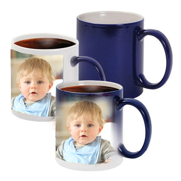 Blue Color Changing Magic Mug - Custom Printed