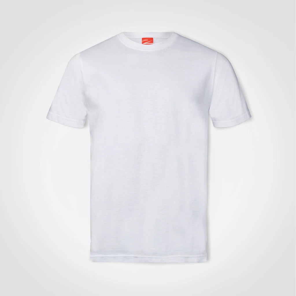 Combed Cotton Crew Neck T-shirt White