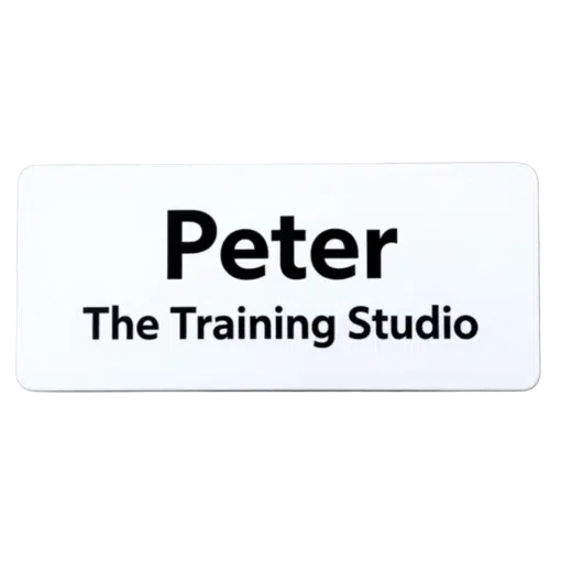 Name Tag  74mm x 30mm - Custom Printed
