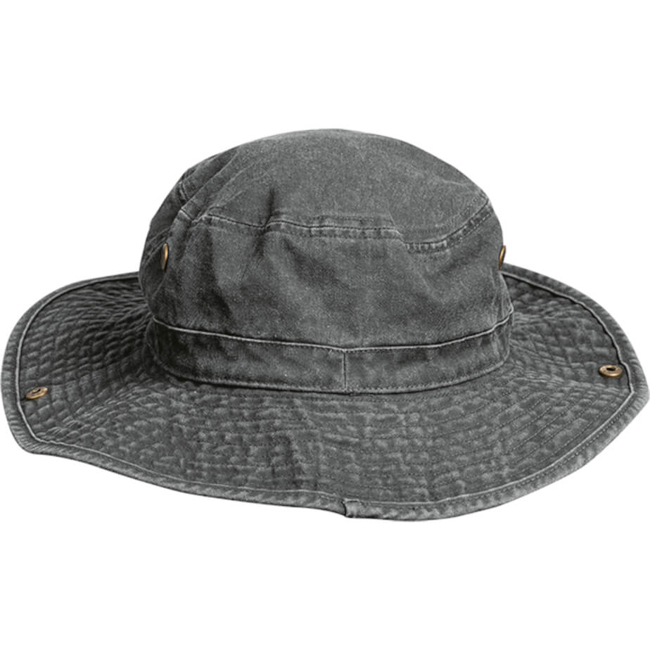 Washed Cotton Outdoor Hat Grey