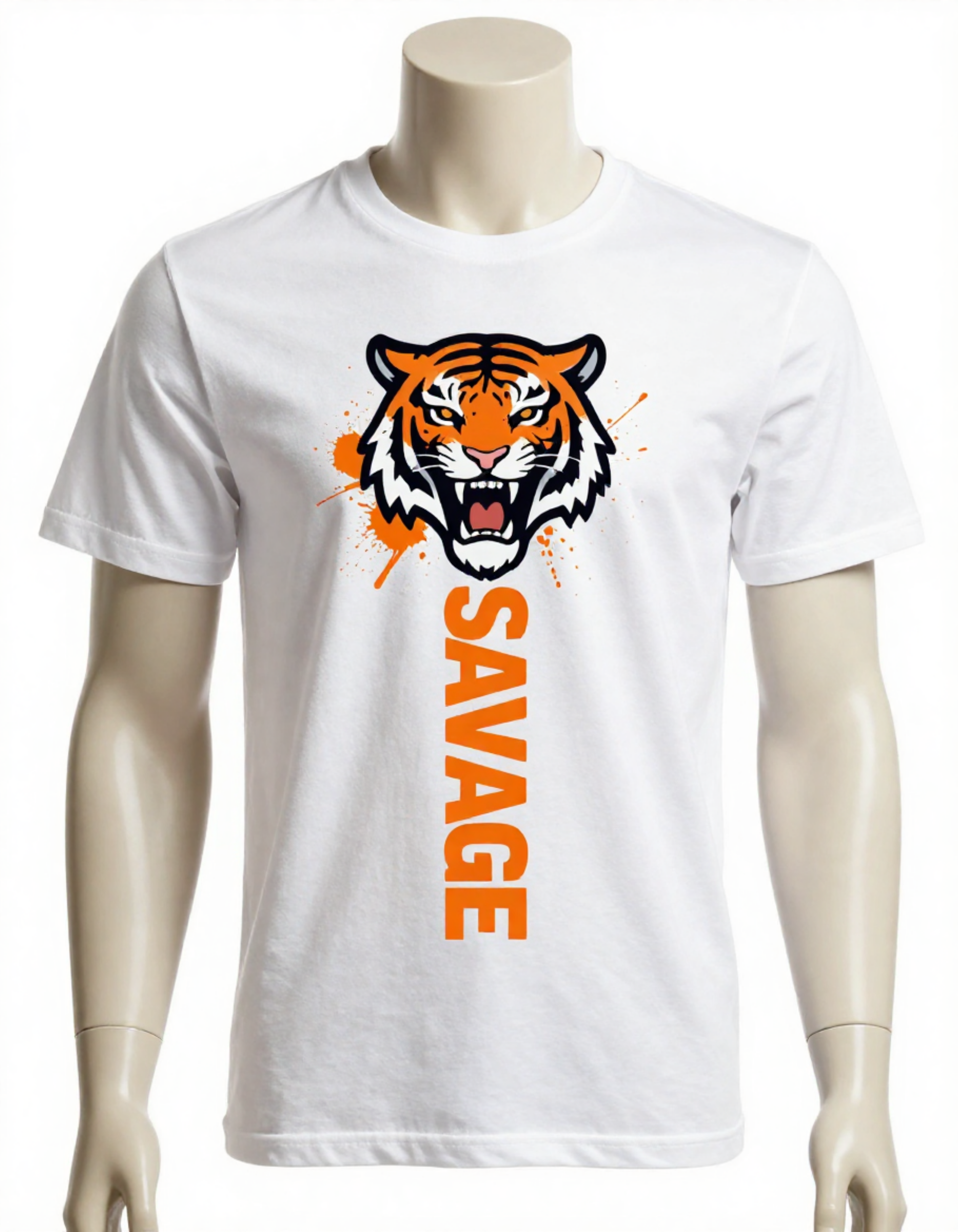 SAVAGE Tiger Graphic T-Shirt - Unisex Streetwear