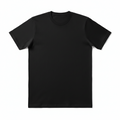 Combed Cotton Crew Neck T-shirt Black