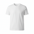 Combed Cotton Crew Neck T-shirt White