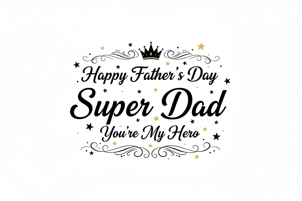 Father's Day Flat Print Design 2