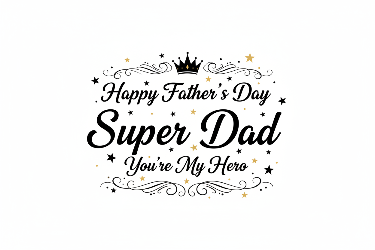 Father's Day Flat Print Design 2