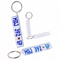 Number Plate Keyholder-  Custom Printed