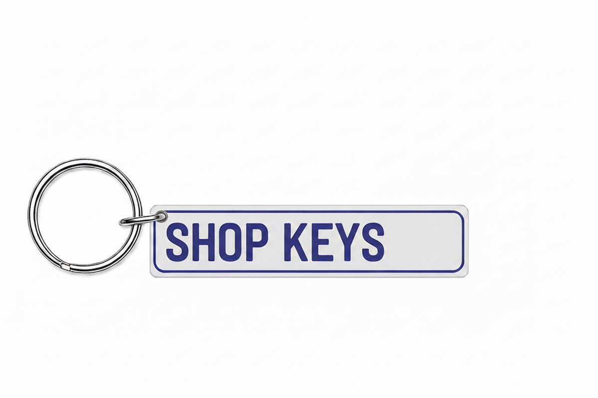 SA Number Plate Keyring - SHOP KEYS