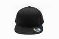 Black Snapback Original Flat Brim Cap