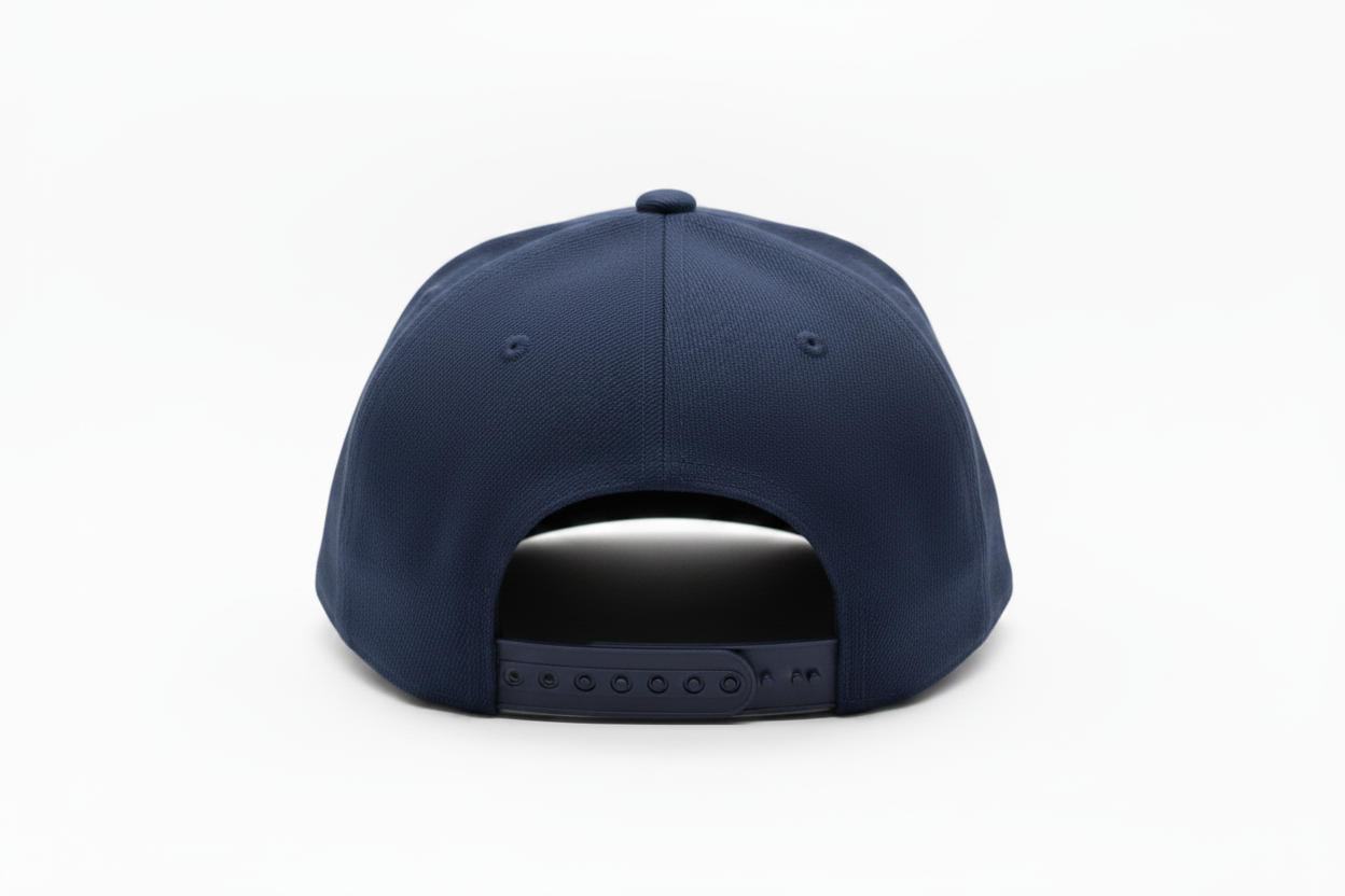 Navy Blue Snapback Original Flat Brim Cap