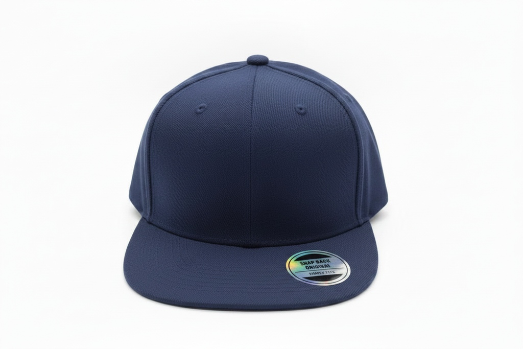 Navy Blue Snapback Original Flat Brim Cap
