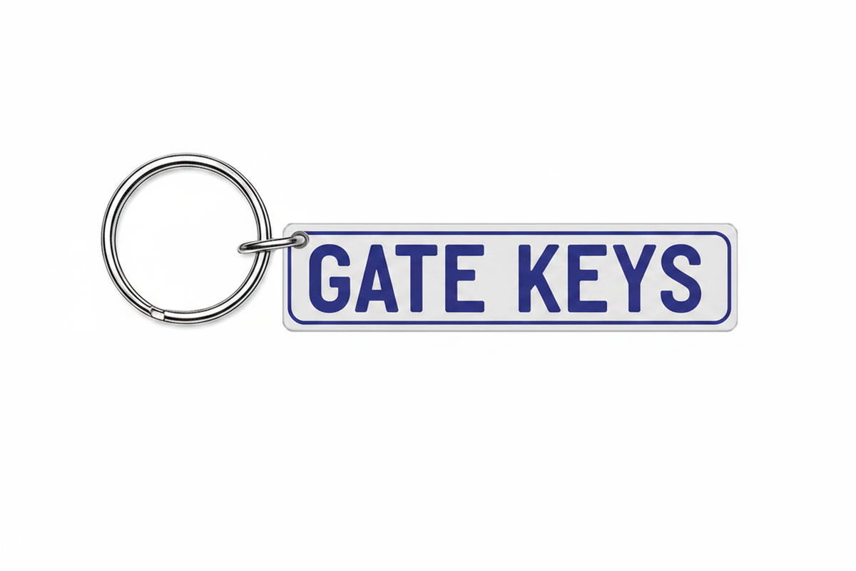 SA Number Plate Keyring - GATE KEYS
