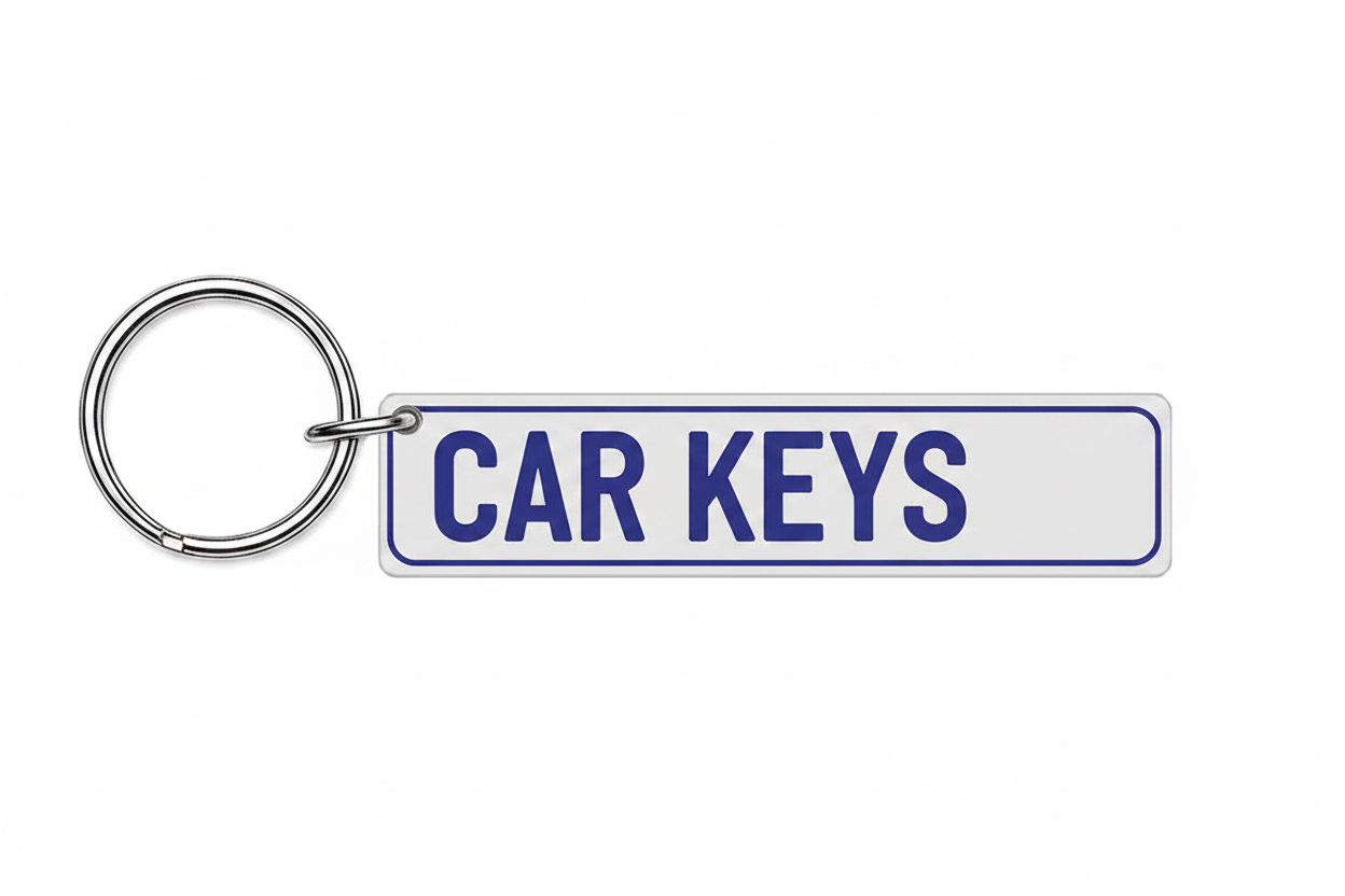 SA Number Plate Keyring - CAR KEYS