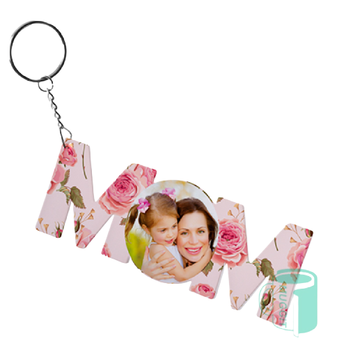 Mom Keyring Custom Printed