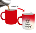 Red Colour Changing Magic Mug - Custom Printed