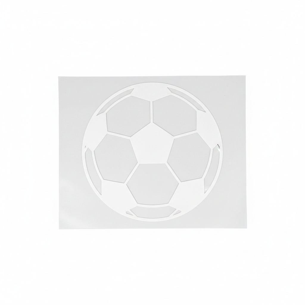 White HTV Soccer Ball